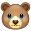 лицо медведья эмоджи U+1F43B