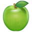 зеленое яблоко Whatsapp U+1F34F