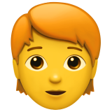 взрослый: рыжие волосы