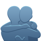 обнимающиеся люди