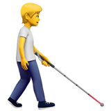 человек с белой тростью: , направленные вправо