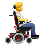 человек в кресле-коляске с мотором: , направленные вправо