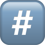 хэштэг эмоджи