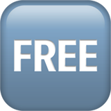 значок «бесплатно»