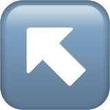 стрелка влево-вверх