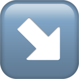 стрелка вправо-вниз