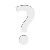 белый вопросительный знак орнамент