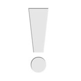 белый восклицательный знак орнамент