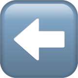 стрелка налево Whatsapp