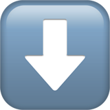 стрелка вниз