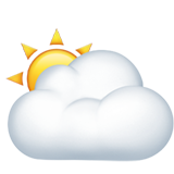 солнце за облаком