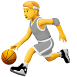 женщина играет с мячом эмоджи