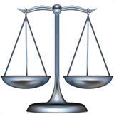 весы эмоджи Whatsapp