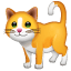 кошка смайлик Whatsapp U+1F408 кошка смайлик Whatsapp U+1F408