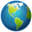 глобус Америка Whatsapp U+1F30E глобус Америка Whatsapp U+1F30E