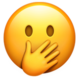 Открытые глаза и рука над ртом смайл U+1FAE2 Открытые глаза и рука над ртом смайл U+1FAE2