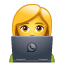 женщина с ноутбуком эмоджи U+1F469 U+1F4BB женщина с ноутбуком эмоджи U+1F469 U+1F4BB