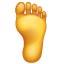 ступня эмоджи U+1F9B6 ступня эмоджи U+1F9B6