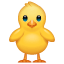 цыпленок эмоджи Whatsapp U+1F425 цыпленок эмоджи Whatsapp U+1F425