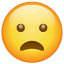 нахмуренный смайлик U+1F626 нахмуренный смайлик U+1F626