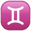 Знак зодиака близнецы U+264A Знак зодиака близнецы U+264A