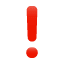 восклицательный знак эмоджи U+2757 восклицательный знак эмоджи U+2757