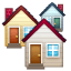 жилые дома Emoji U+1F3D8 жилые дома Emoji U+1F3D8