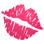 отпечаток поцелуя эмоджи U+1F48B отпечаток поцелуя эмоджи U+1F48B
