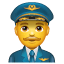 пилот смайлик U+1F468 U+2708 пилот смайлик U+1F468 U+2708