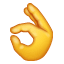 Ok эмоджи Whatsapp U+1F44C Ok эмоджи Whatsapp U+1F44C