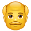 дедушка эмоджи U+1F474 дедушка эмоджи U+1F474