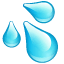 три капли воды U+1F4A6 три капли воды U+1F4A6
