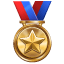 медаль эмоджи U+1F3C5 медаль эмоджи U+1F3C5