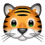 тигр эмоджи U+1F42F тигр эмоджи U+1F42F