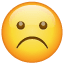 нахмуренный эмоджи U+2639 нахмуренный эмоджи U+2639