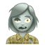 зомби эмоджи U+1F9DF зомби эмоджи U+1F9DF